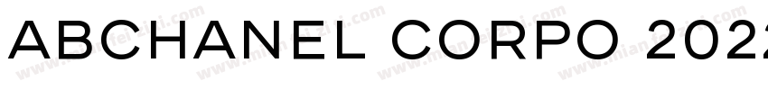 ABChanel Corpo 2022字体转换